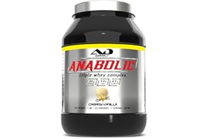 ADDICT SPORT NUTRITION AD Whey Protein Isolate | Protéines Whey Isolate En Poudre | Proteines Musculation Prise De Masse Pour Développement Musculaire | Protéines Haute Qualité | Tri Whey 80% | 1 Kg | Creamy Vanilla