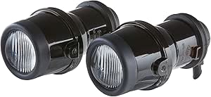 HELLA 1NL 008 090-821 DE/Halogen-Nebelscheinwerfersatz - Micro DE - 12V - Einbau - Lichtscheibenfarbe: transparent - 4-polig - links/rechts - Set - Menge: 2
