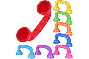 ‎IBASENICE 8 StüCk FlüStertelefon Kinder Spielzeug - Sprachtherapie Telefon Zur Verbesserung Der Aussprache, Interaktives Spielzeug FüR Kinder, 13.7cm, Bunt