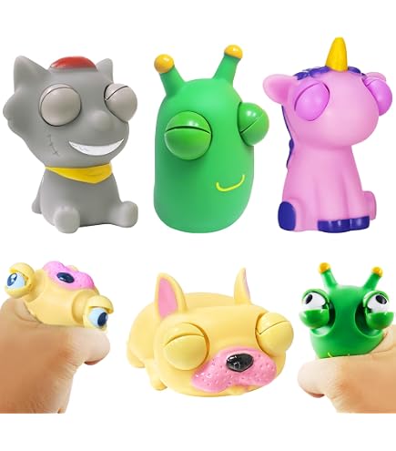Jouet Anti-stress Souris Fromage - Lot De 3 - En TPR Souple - Pour Enfants Et Adultes - Détente Et Amusement - 7