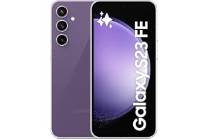 Samsung Galaxy S23 FE 5G, AI Phone, Dual SIM Android Smartphone, 8GB RAM, 128GB Storage, Purple (UAE Version)