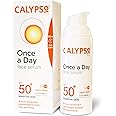 Calypso Once a Day Serum SPF50+, Serum with Vitamin C for Face and Neck, for Sensitive Skin. Very High Sun Protection. UVA + UVB Primer.