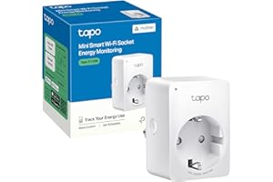 ‎TAPO TP-Link Tapo P110M | Miniaturowe inteligentne gniazdko Wi-Fi z pomiarem zużycia energii | Kompaktowa konstrukcja | Zdalne sterowanie | Kompatybilne z Alexa i Google Home