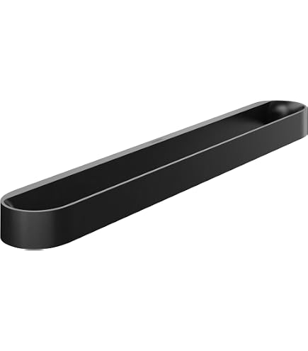 Hansgrohe WallStoris Slim Towel Hook - Matte Black Modern Bathroom Accessory