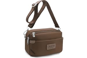 REETEE Bolso Bandolera Pequeño Mujer Casual Impermeable Con Correa Ajustable - Cruzado de Hombro Para Viajar, Escuela