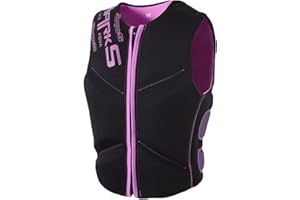 LUIVZD Swim Jacket - Adult Neoprene Life Jacket Lightweight Anti-Collision Large Buoyancy Swimming Vest for Fishing, Boating, Snorkeling(Purple,L)