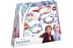 Totum- Disney kit créatif-Reine des Neiges-Sister Love Jewels-Crée tes Bijoux, 680661