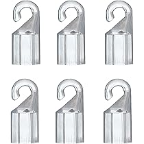 Bacchette Per Tende Trasparenti - 4 Pezzi Da 12 Pollici Con Ganci - Asta Regolabile Veneziane - Foto 4