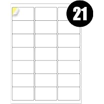 84 Labels Per A4 Sheet, 50 Sheets 4200 Sticky Label, Printable Sticker Paper, ISOUL Matte Self Adhesive Address Mailing, Shipping, Postage, Laser & Inkjet Printer Compatible [QuickDry