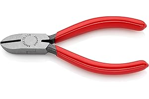 Knipex Szczypce tnące boczne fosforanowane, czarne, z tworzywa sztucznego, powlekane 110 mm 70 01 110