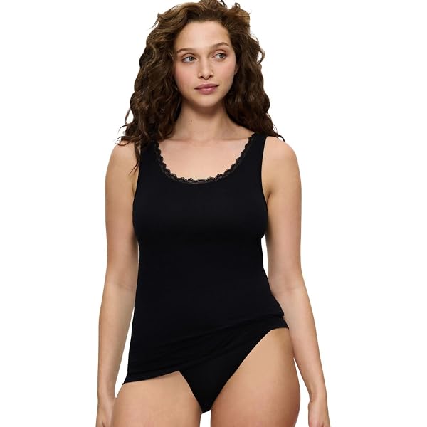 DIM ECODIM TOP X3 Nero / Bianco - Consegna gratuita | ! - Biancheria Intima Maglietta intima Donna 22,99
