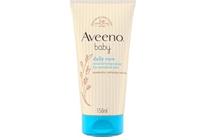 Aveeno Baby Daily Care Moisturising Lotion (1x 150ml), Clinically Proven to Hydrate and Restore Baby’s Natural Skin Barrier for Up to 24 Hours, Gentle and Nourishing Formula