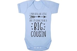 Miammo I may be little but I'm going to be a big cousin (pregnancy baby announcement) [BBY3] baby grow vest