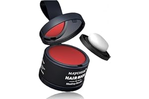 JEEEUN Maycheer Hairline Powder for Women - Maycheer Magic Root Cover Up, Hair Rich Shading Powder (11#Vibrant Red)