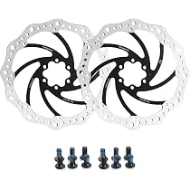 Lot De 2 Disques Frein Vélo MyBESTbike - Acier Inoxydable 140/160/180mm - Compatible VTT BMX