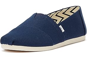TOMS Alpargata Cotton Canvas Mens Navy Espadrilles