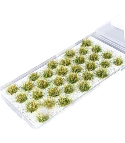 RXKFIGX 120PCS Touffes d'herbe Mini Tufts Terrain Model Tuft Model Grass Static Grass Kit Resin Static Scenery Modele for DIY Gaming Terrain Decoration Train Landscape Railway Artificial Gras Modeling RXKFIGX 120PCS Touffes d'herbe Mini Tufts Terrain Model Tuft Model Grass Static Grass Kit Resin Static Scenery Modele for DIY Gaming Terrain Decoration Train Landscape Railway Artificial Gras Modeling