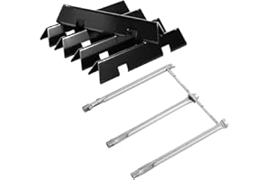 OKLAGARDEN 7636 Flavorizer Bars 69787 Burner Replacement Parts for Weber Spirit Grill Replacement Parts II E310 Weber Spirit I and II E-310 E-320 E-330 GS4 Grill Parts S-310 S-330 Parts 15.3 Flavor Bars 68950