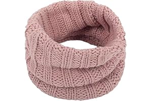 PLUTO & FOX Braga Para El Cuello Unisex Color Liso De Lana De Ganchillo Para Invierno Cálido Pasamontañas Para Ciclista Motociclismo