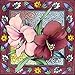 Produktbild Amaryllis Tile Dekoratives Blumenmuster 15,2 cm Fliesen und Hand in Großbritannien.