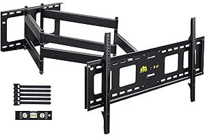FORGING Mount Soporte de Pared de TV de Largo Alcance 109Cm, Brazo articulado Doble,inclinación Movimiento Completo, de 42 a 95 Pulgadas,Carga 75 kg,VESA 800x400mm