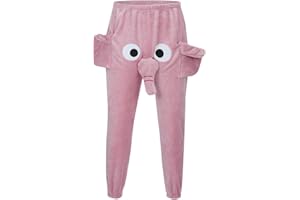 ZUOYUE Funny Elephant Trousers,Mens Funny Elephant Home Shorts Novelty Cute Comfy Elephant Pajama Short Pants Sleepwear Nightwear Loose Fit Causal Shorts Couple Shorts Trunk Boxers Board Shorts