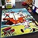 Kids' Rug - Pirates - Jolly Roger - Multicoloured - Turquoise, Size:80x150 cm