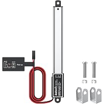 900N 300mm Hub max Linearantrieb mit Kontrollkasten, 12V DC Kleine Elektrische Zylinder Linear Actuator Motor für elektronische, Medizinische, Elektrische Türöffner und Automatisier ungsanwendungen