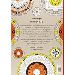 100 mandalas antiestrés para colorear / 100 antistress coloring mandalas