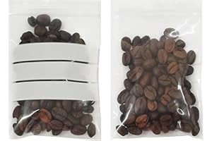 WACCOMT Pack Sobres de monedas de semillas pequeñas Paquetes Bolsas de plástico resellables con etiquetas escritibles para semillas Almacenamiento de artículos pequeños (100, 7x10cm (2.7x3.9 inch))