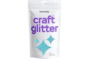 ‎HEMWAY Hemway Baby Blue Craft Glitter 100g 3,5 Unzen FINE 1/64" 0,015" 0.4MM für Kunsthandwerk Tumblers Papier Glasdekorationen Verschönern