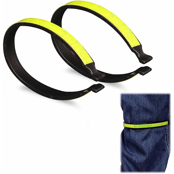 Cintas Reflectantes KOZOY - Juego De 8 Bandas Para Ciclistas, Corredores Y Mascotas, Visibilidad Nocturna, Color Verde