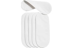 ECORITA Protège-Slips Lavables Fait Main en France – Lot de 5 – Sans ailettes, Spécial Panty/Shorty – 100% Coton Doux, Écoresponsables (Taille M)