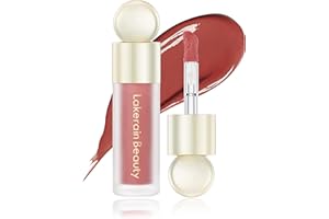 ‎PRREAL Prreal Liquid Blush, Velvet Cream Blush Face Makeup, Matte Soft Liquid Blusher for Cheek, Long-lasting and Waterproof, Dewy Finish Cheek Tint Blush to Create Natural-looking Flush, Brick Red