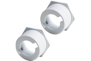 BlueStars Ultra Durable 6-500-00 Pool Cleaner Universal Wall Fitting (UWF) Connector Replacement Part Exact Fit for Zodiac Polaris 180 280 360 380 3900 Sport 480 Pro Pool Cleaners - Pack of 2