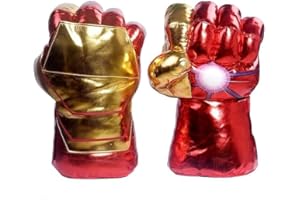 MAXRICUS Kids Gloves Iron Toys Gift - Hands Gloves Super Hero Costumes Fists Kids Boxing Training Gloves Cosplay Games Toy for Boys Girls Christmas Halloween Birthday Present (1 Pair)