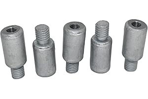 XRmarine 5Pcs 3838499 800476 804107 838929 858501 Zinc anode For Vo-lvo Penta 18-6001 CM838929Z 12789 00714