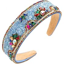 Strass Haarreifen Damen – Elfen Kopfschmuck Mit Kristallen, Verstellbare Tiara Für Braut & Feiern