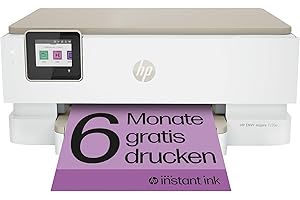 ‎HP HP Envy Inspire 7220e Multifunktionsdrucker, Tintenstrahldrucker, 6 Monate gratis drucken Instant Ink inklusive, Drucken, Scannen, Kopieren, Fotodruck, DIN A4, WLAN, Airprint