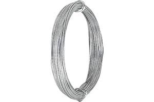 DAJISI 32.8 Feet/10m Picture Hanging Wire, Picture Wire Heavy Duty, Picture Frame Wire, Metal Picture Frame Wire for Photo Artwork and Picture Hanging (0.7mm/0.03in)