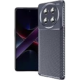 Coverzone Honor Magic 7 Lite ile Uyumlu Silikon KILIF TPU Negro Silikon Ultra Slim Fit Kılıf Karbon Delux KILIF (Lacivert)