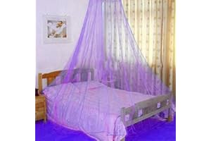 Bodhi2000 - Elegante zanzariera per letto a baldacchino, in pizzo, rotonda, per insetti