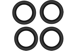 Tihebeyan 100 Stück Gummi Angelring Connect Ring Hohe Elastizität für Bissanzeiger Angelrute Stecker Zubehör Angelgerät