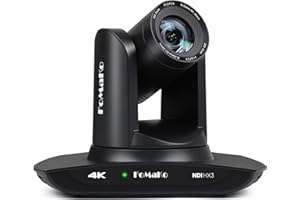 FoMaKo Kamera PTZ 4K NDI HDMI AI automatyczne śledzenie, 20-krotny zoom optyczny, USB3.0 LAN HDMI PTZ kamera 4K do kultu kościoła, edukacji, konferencji, wydarzeń, K20UH NDI