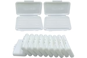 HRASY Cera ortodontica, 10 pezzi, 50 strisce di cera dentale, cera dentale per apparecchi ortodontici, per alleviare le irritazioni e il dolore, colore bianco, insapore