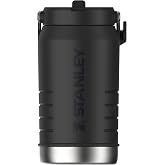 STANLEY IceFlow Flip Straw 2.0 Pipetli Termos Su Şişesi 1.9 Litre - Siyah 2.0 | Paslanmaz &Ccedil;elik