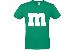 Shirt-Panda Herren T-Shirt M&M Karneval Gruppen Kostüm Fasching Verkleidung Party Darts Unisex Kinder