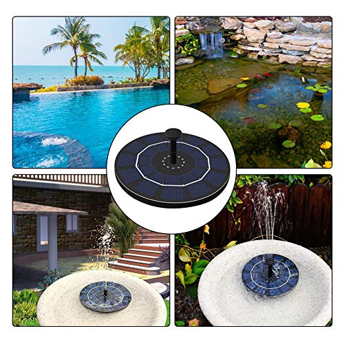 Preisvergleich Produktbild kingpo Ingeniously 1.8w Schwimmende Solarbrunnen-Wasserpumpe-Kreisvogel-B... Wird Für Wasserspiele Wie Birdbine, Aquarium, Teich, Swimmingpool, Garten, Wasser-Zirkulation