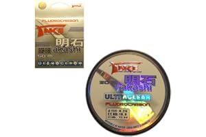 LINEAEFFE Nylon DE PECHA Take AKASHI ULTRACLEAR FLUOROCARBON 50 M Modelo 0,16 mm