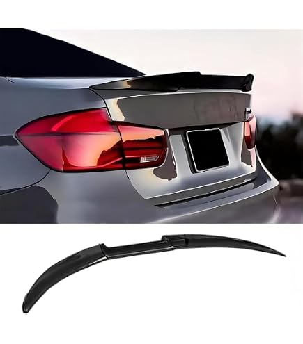 Alerón Trasero BMW E92 M4 Style - Negro Brillante Para Serie 3 Coupé 2007-2013 (318i, 320i, 330i, 335i, M3)